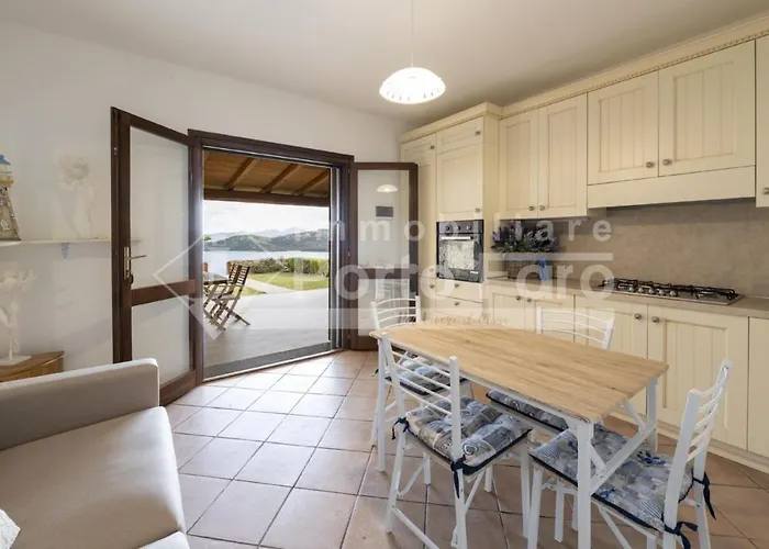 L325 - Bilocale Con Giardino E Vista Mare Panoramica A Porto Mannu * Palau